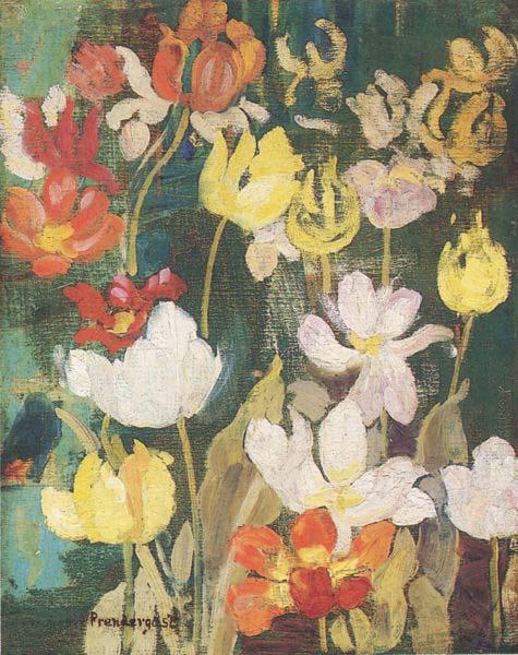 Maurice Prendergast Spring Flowers Norge oil painting art